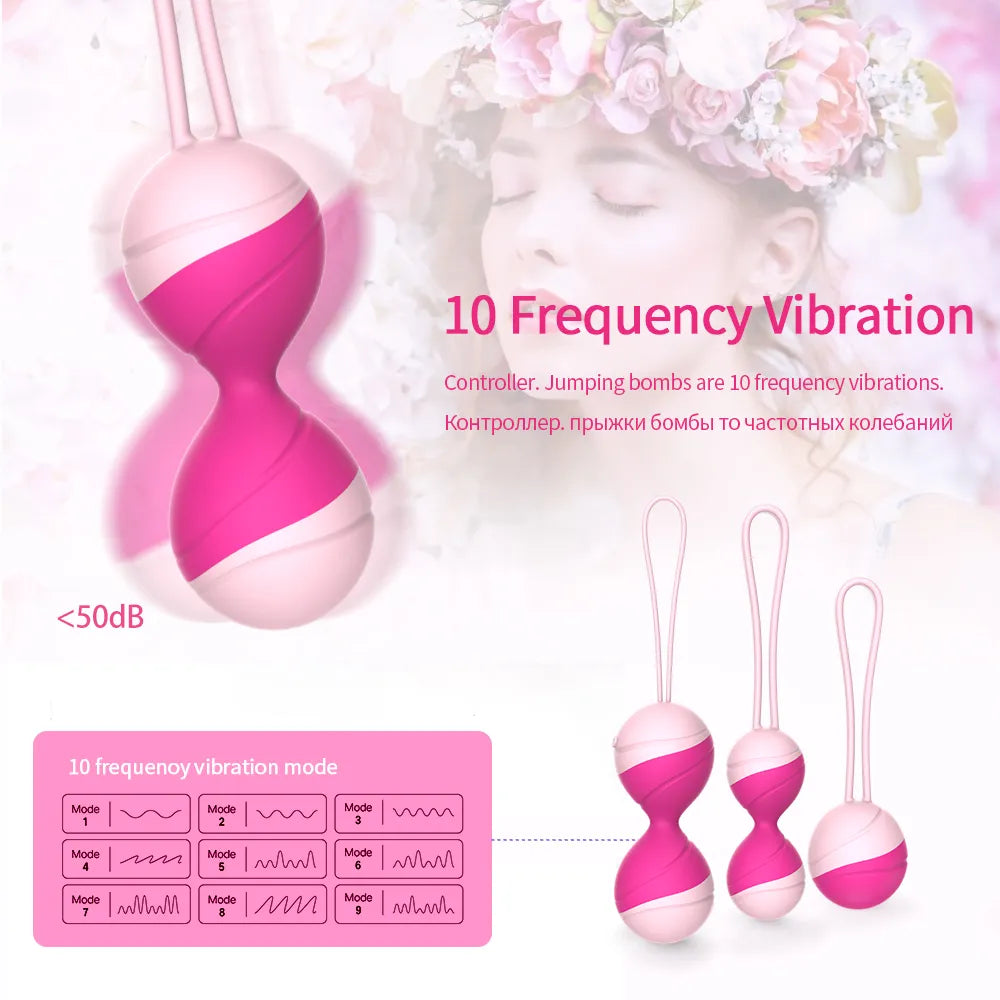 The KegelTrainer™ Remote Vibrating Eggs Will Strengthen Vaginal Pelvic Floor For Increased Orgasms